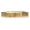 Flat Court Hammered Wedding Ring