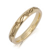 Vintage Scroll Wedding Ring