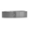 Gents Diamond Set Flat-Court Wedding Ring