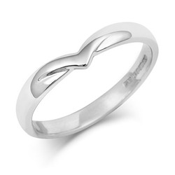 V Shaped Wedding Ring