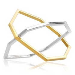 Hex stacking bangle