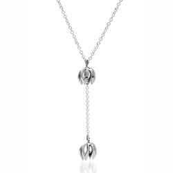 Fleur double drop pendant