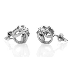 Forget - Me - Knot stud earrings