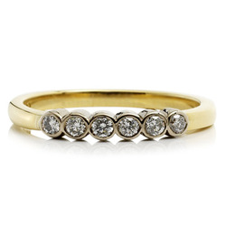 Cradle Half Eternity Ring