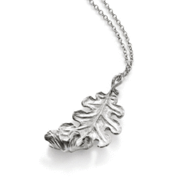 Autumn Changed Oak Leaf Pendant