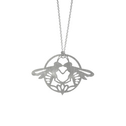 Double Bee Pendant