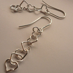 Linked Heart Earrings
