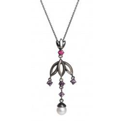 Fiore Della Notte Petal Dropstone Pendant