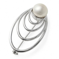 Twenties Adorn Pearl Brooch