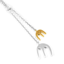 Remember Gold and Silver Charm Necklace
