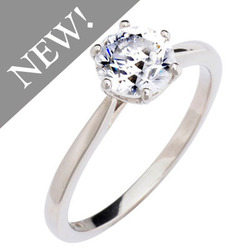 Antique Basket Solitaire Ring