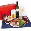 CHEESE AND WINE HAMPER IN GIFT BOX