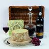 LBV PORT AND MINI STILTON CHEESE IN WICKER TRAY