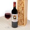 PERSONALISED RED WINE IN WOODEN BOX
