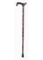 ADJUSTABLE PATTERNED HANDLE WALKING STICK
