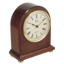 Beautiful range of solid mahogany mantel clock hand-crafted in England