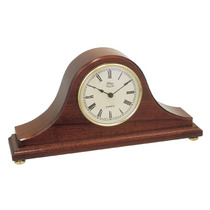 BC85 Small Mahogany Napoleon Quartz Mantel Clock