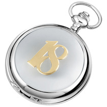Woodford Full Hunter Chrome/Pewter 18 years old Pocket Watch 1898