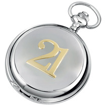 Woodford Full Hunter Chrome/Pewter 21 years old Pocket Watch 1899