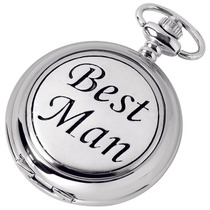 Woodford Full Hunter Chrome/Pewter Best Man Pocket Watch 1884