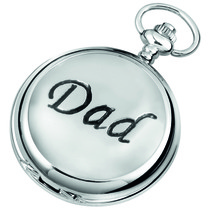 Woodford Full Hunter Chrome/Pewter Dad Pocket Watch 1904