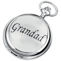 Woodford Full Hunter Chrome/Pewter Grandad Pocket Watch 1903
