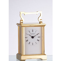 Anglais Corithian Style Brass Carriage Clock - Q-AG-S