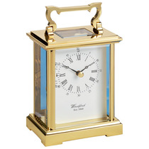 1431 - Grande Quartz Skeleton Brass Grande Carriage Clock