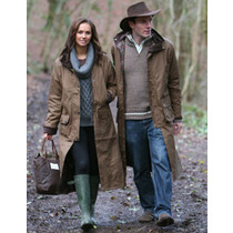 The ladies long Hampton jacket