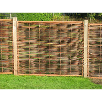 Thick Willow Fence Panel 6ft x 6ft  WP13