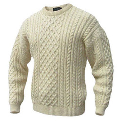 Crew neck English Aran  - WJ5029