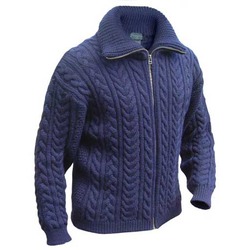 Mens Aran zipper - WC5264