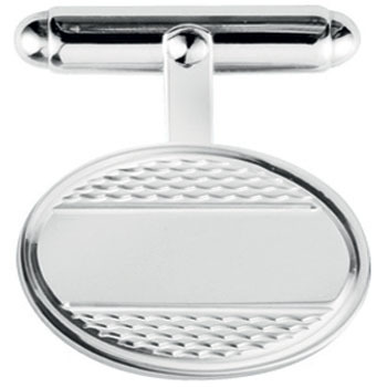 Sterling Silver Strip T-bar Cufflinks