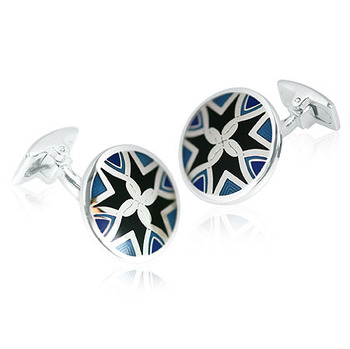Starknot Enamel Cufflinks