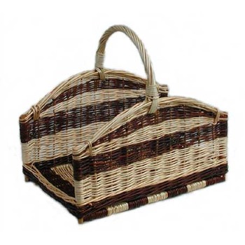 Rectangular Willow Log Basket - RgL