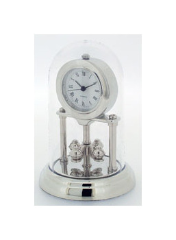 Miniature Chrome Plated Anniversary Clock - IMP6S