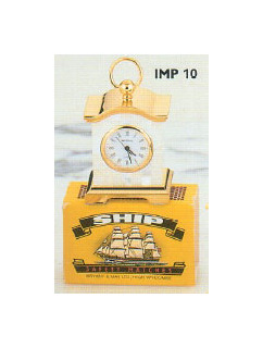 Miniature Mother of Pearl Mantle Clock - IMP10