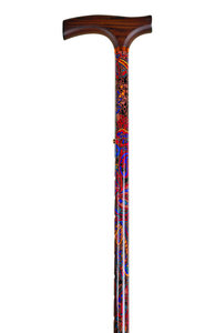 PATTERNED ADJUSTABLE WALKING STICKS
