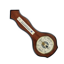Veneered Barometer and Thermometer  - 1602