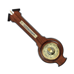 Veneered Barometer and Thermometer  - 1618