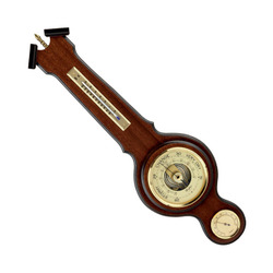 Veneered Barometer, Thermometer and Hygrometer - 1608