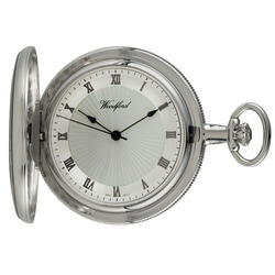Woodford Plated Chrome Pocket Watch