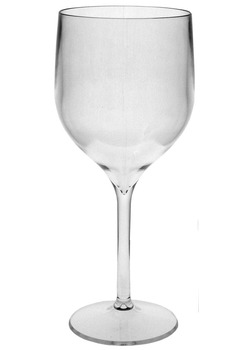 6 Unbreakable Polycarbonate Extra Large Wine Glasses
