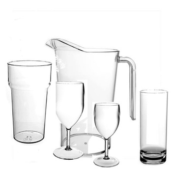 Polycarbonate Plastic Alfresco Dining Set Glasses Offer
