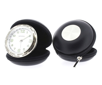 Brown Travel Alarm Clock - IMP 618/BR