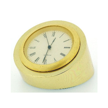 Small Brass Desk Clock - IMP55