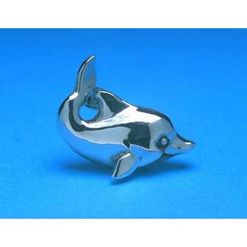 Silver Dolphin Ornament