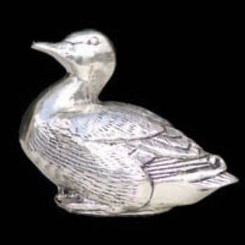 Silver Mallard Duck - N0202S