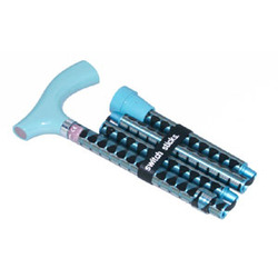 Switchsticks Folding Walking Sticks - Luxury - 'Blue Pepa'