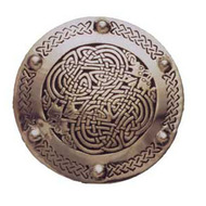 Viking Shield Celtic Belt Buckle